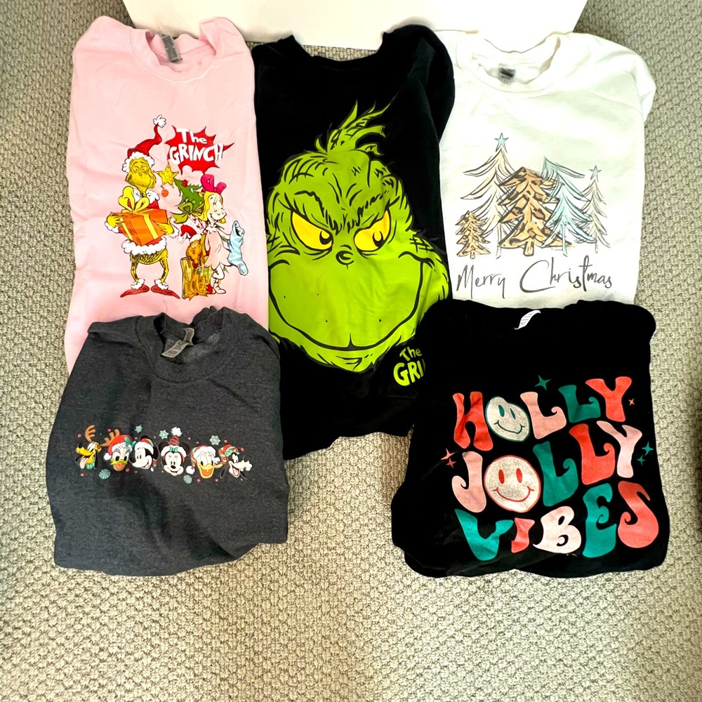 Christmas Character Sweater Lot